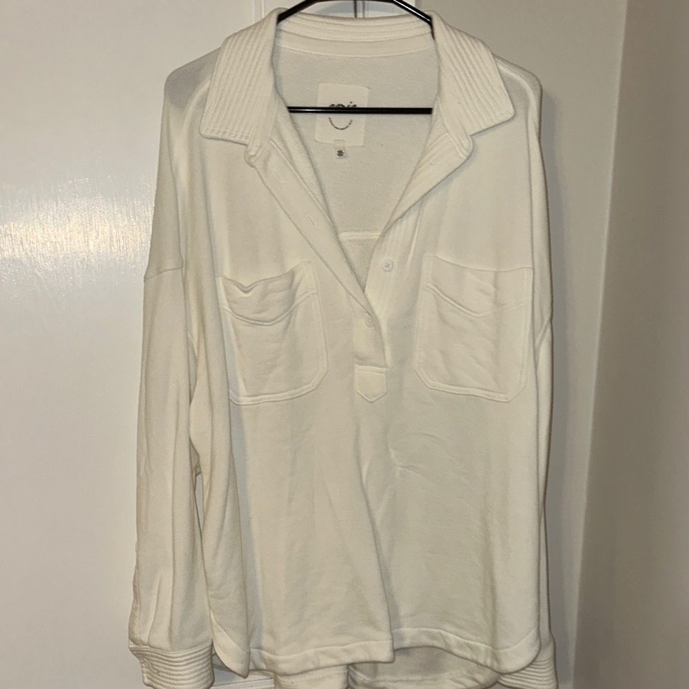 Aerie White Button Down Shirt